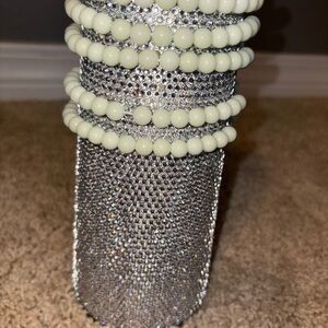 Green luminous crystal bead stone